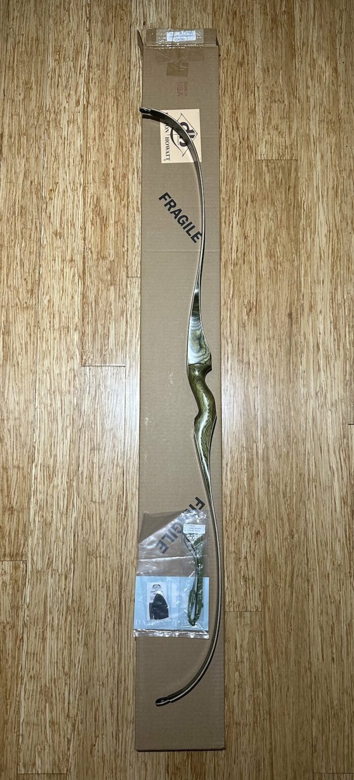 #22003 Deep Green Independence RH 65# Marked (But Draws 2-3LB Over @ 28" Draw) (52" AMO) Open-Box 9/10 With Actual Photos