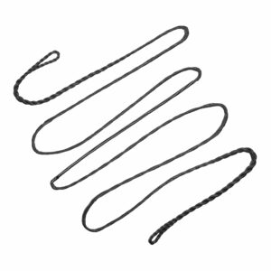 58" AMO Full-Flemish BCY RECURVE String (BLACK — Pre-Stretched) Works With Black Mamba, Mamba + Other 58" AMO Bows