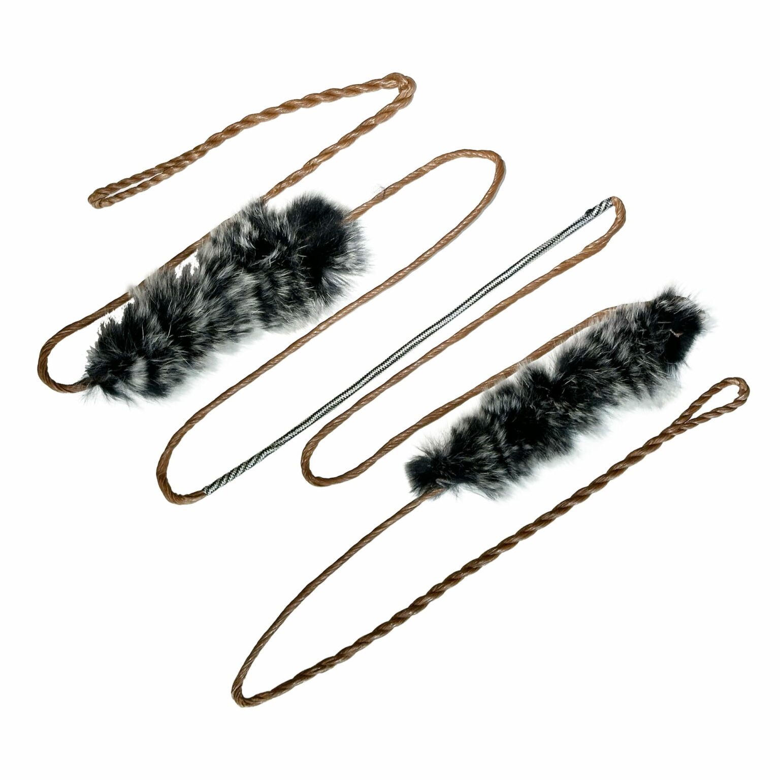 Single Fur String 58″ AMO Full-Flemish BCY RECURVE String (BROWN — Pre-Stretched With/Pre ...